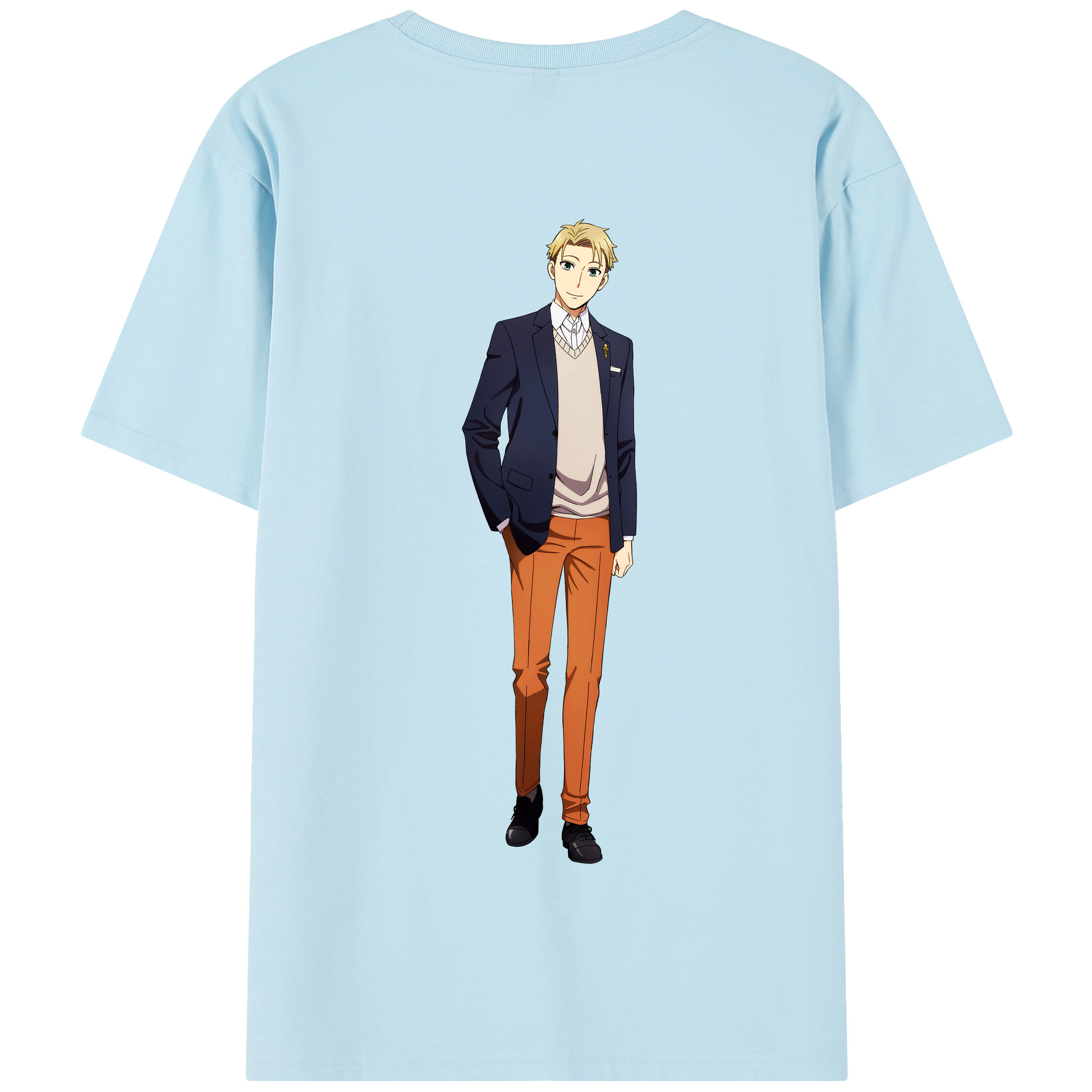 （画像用） SPY×FAMILY间谍家家酒 綿100％半袖Tシャツ（背面プリント）